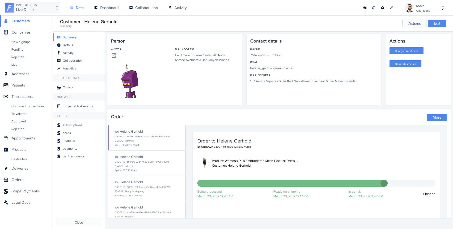 Smart View in a Summary View