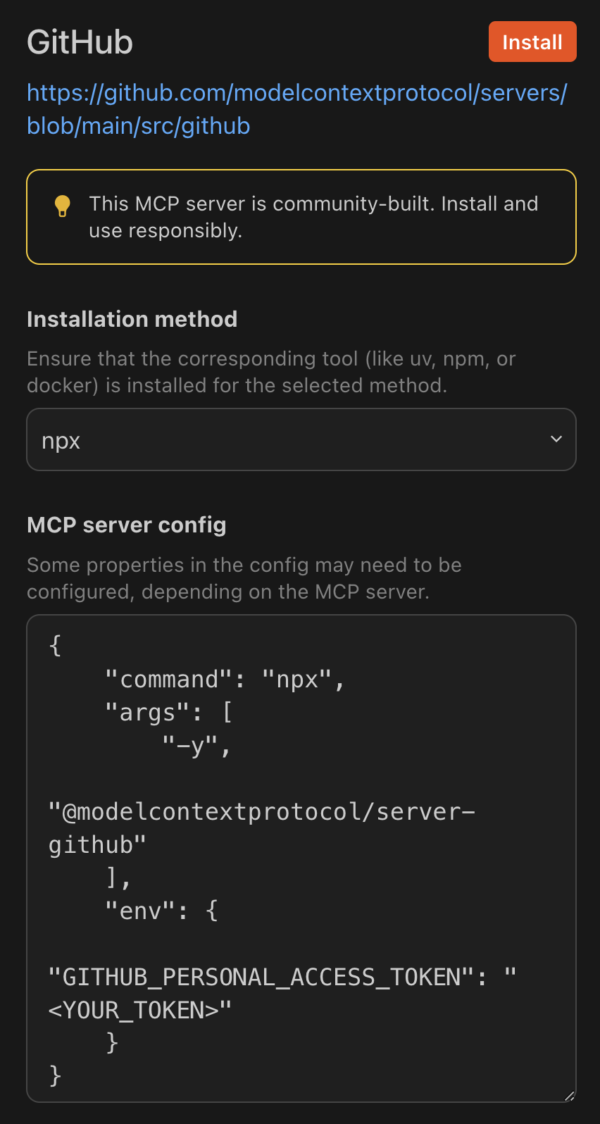 MCP Installation Form