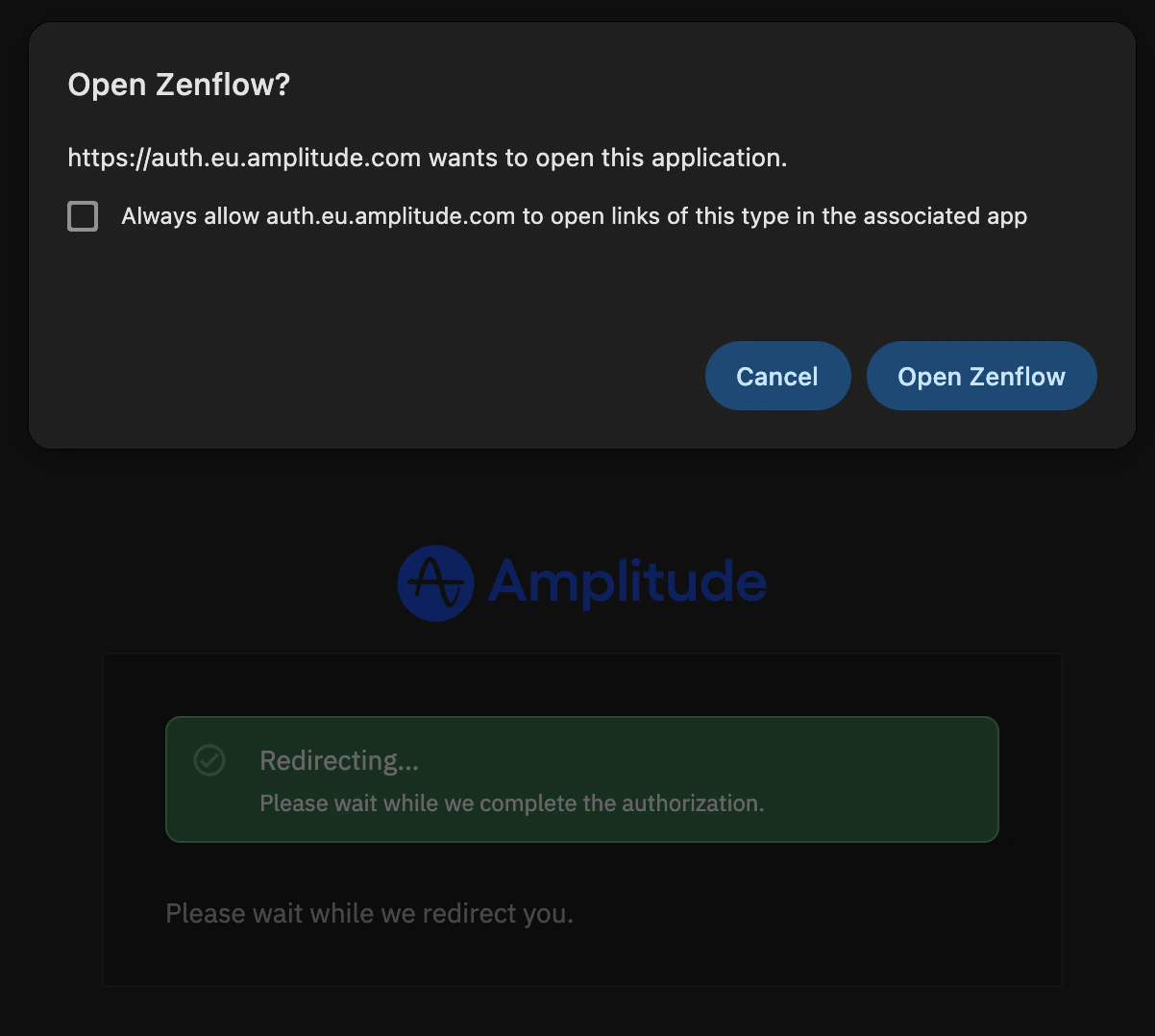 open zenflow modal
