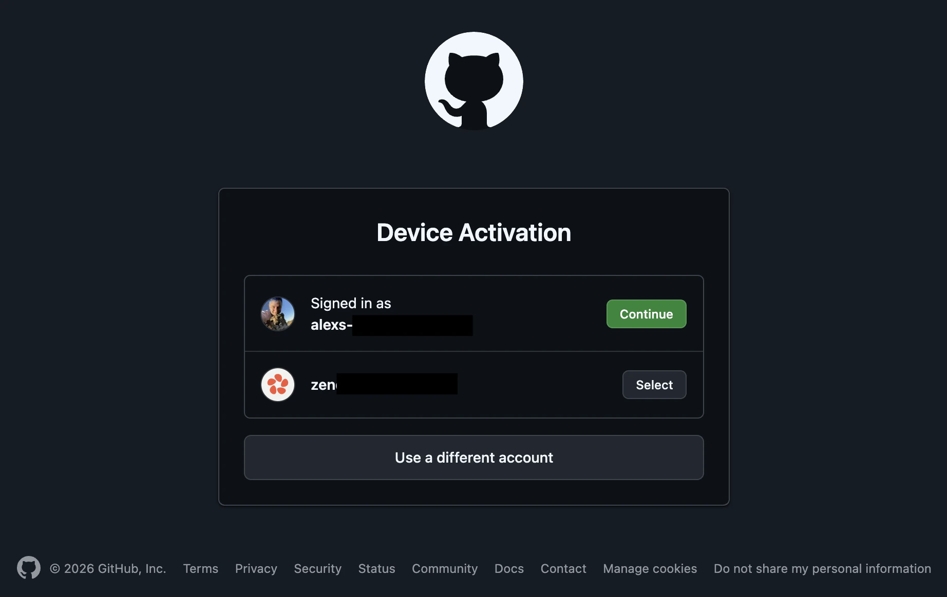 github method selection