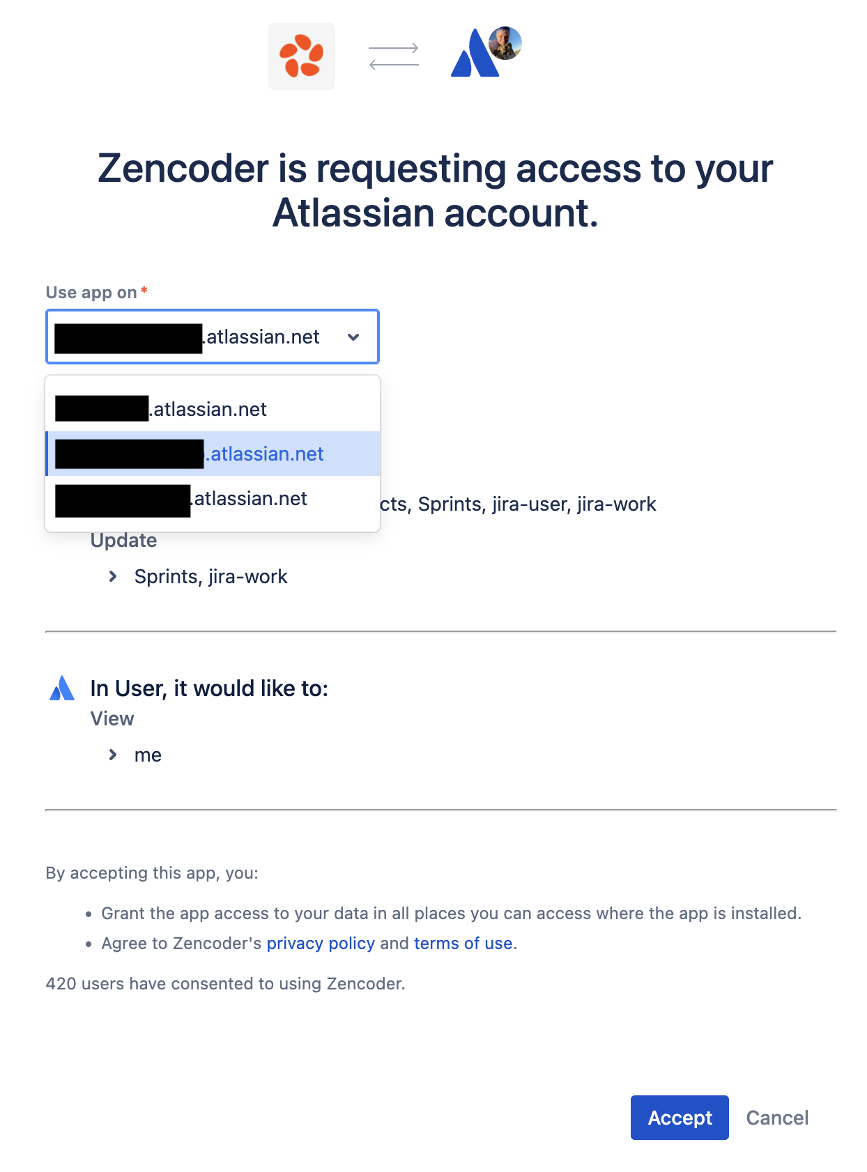 jira authorization screen