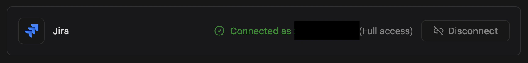 jira integration connected