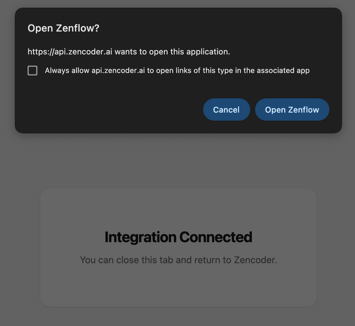 open zenflow modal