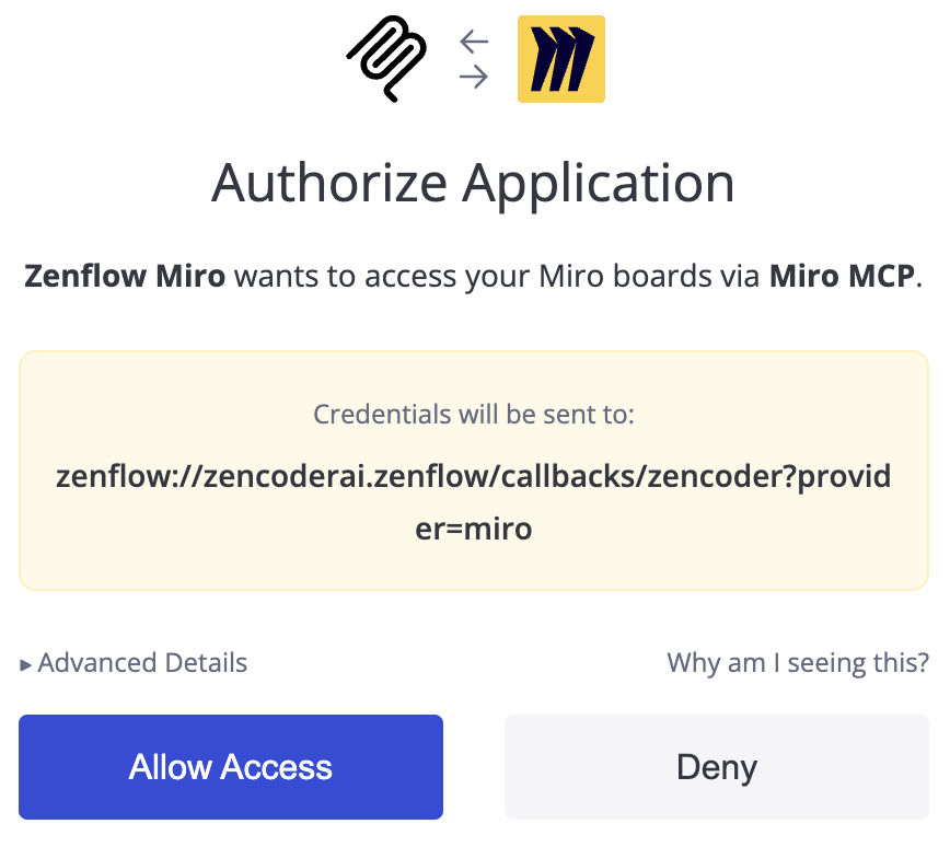miro allow app access