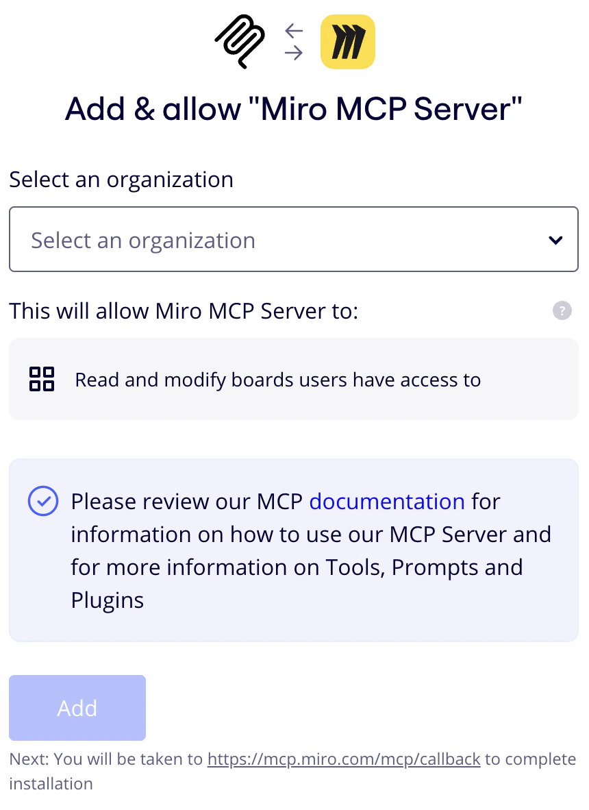 miro org selection
