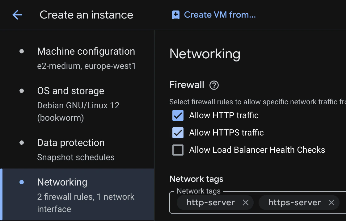 gcp network firewall allow https traffic