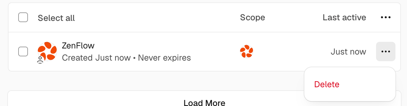 Revoking Personal Access Token on Vercel