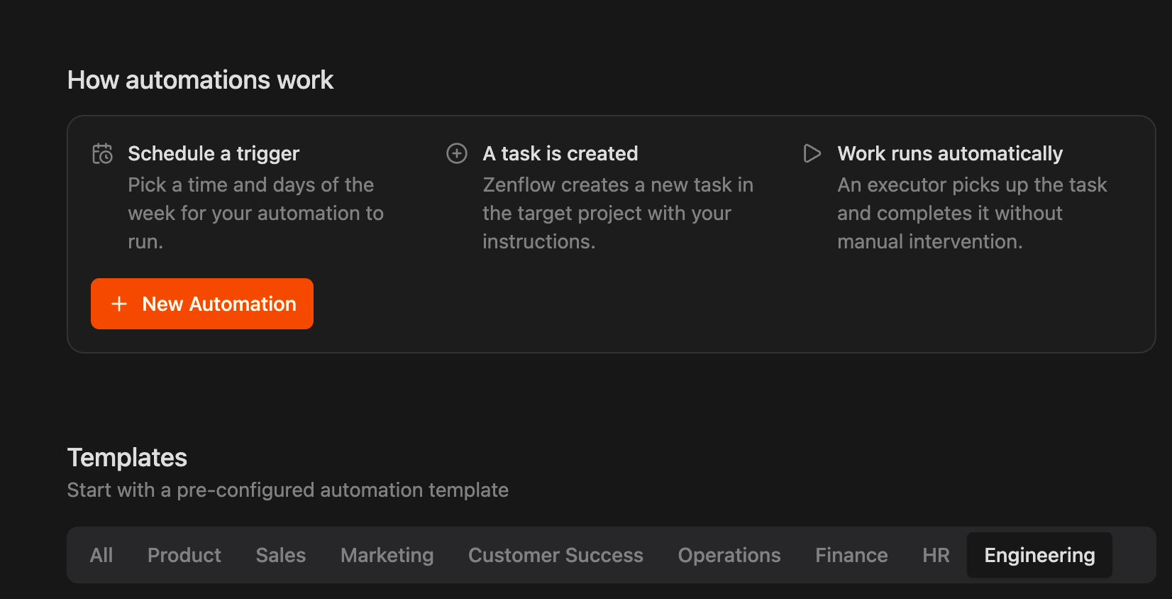 Engineering Templates Category Tab