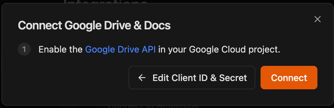 google drive api enable link