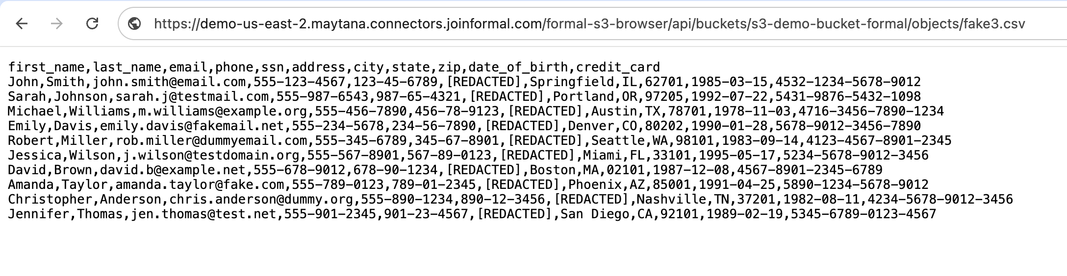 S3 Browser Masked File Download