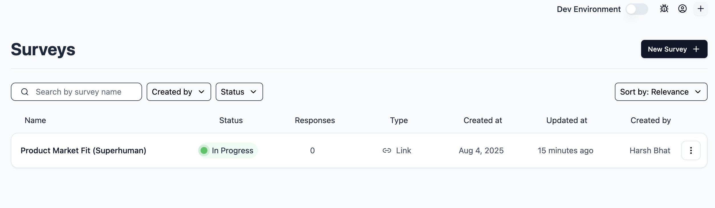 Survey Overview