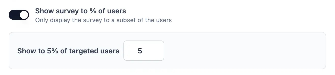 Set percentage