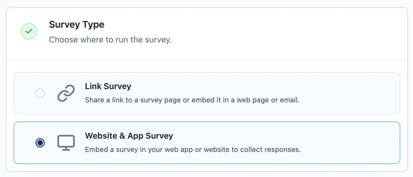 Create a new segment of type in-app