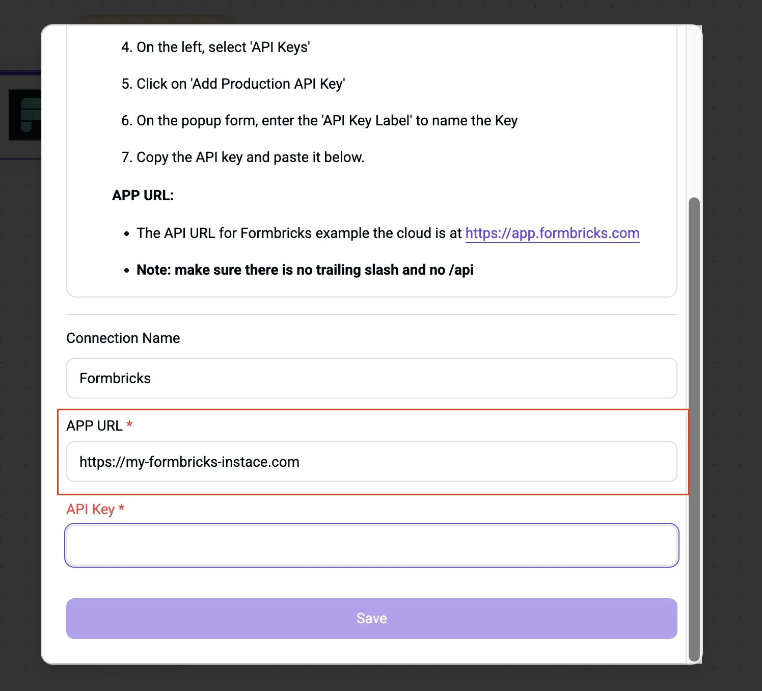 ActivePieces Connection Setup
