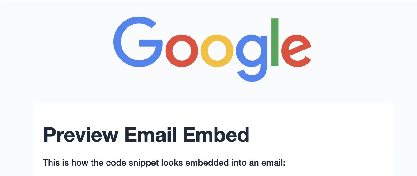 Email Sample