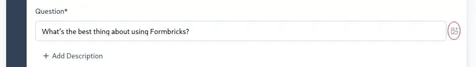 Access Question settings