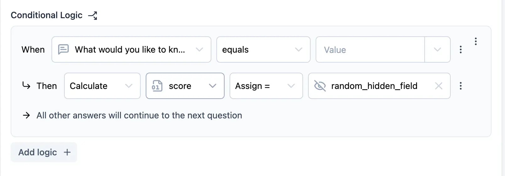 Action Calculate