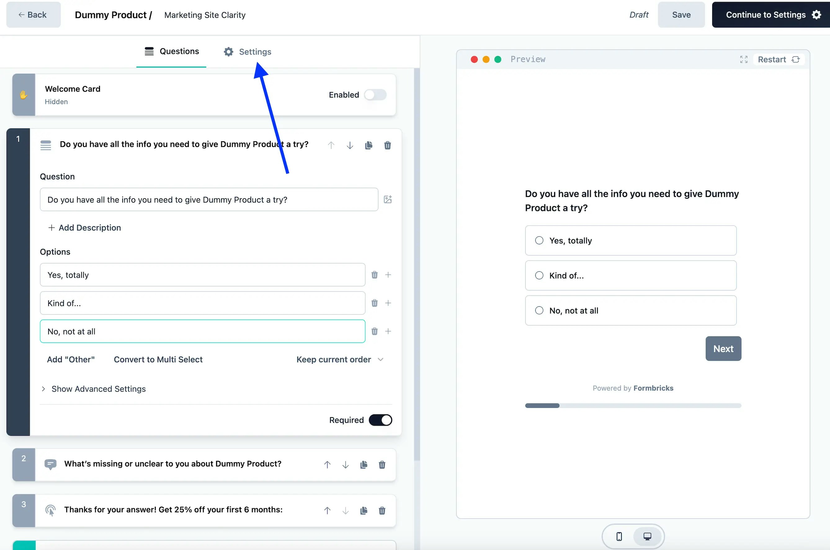 Free and open source HotJar survey on WordPress page