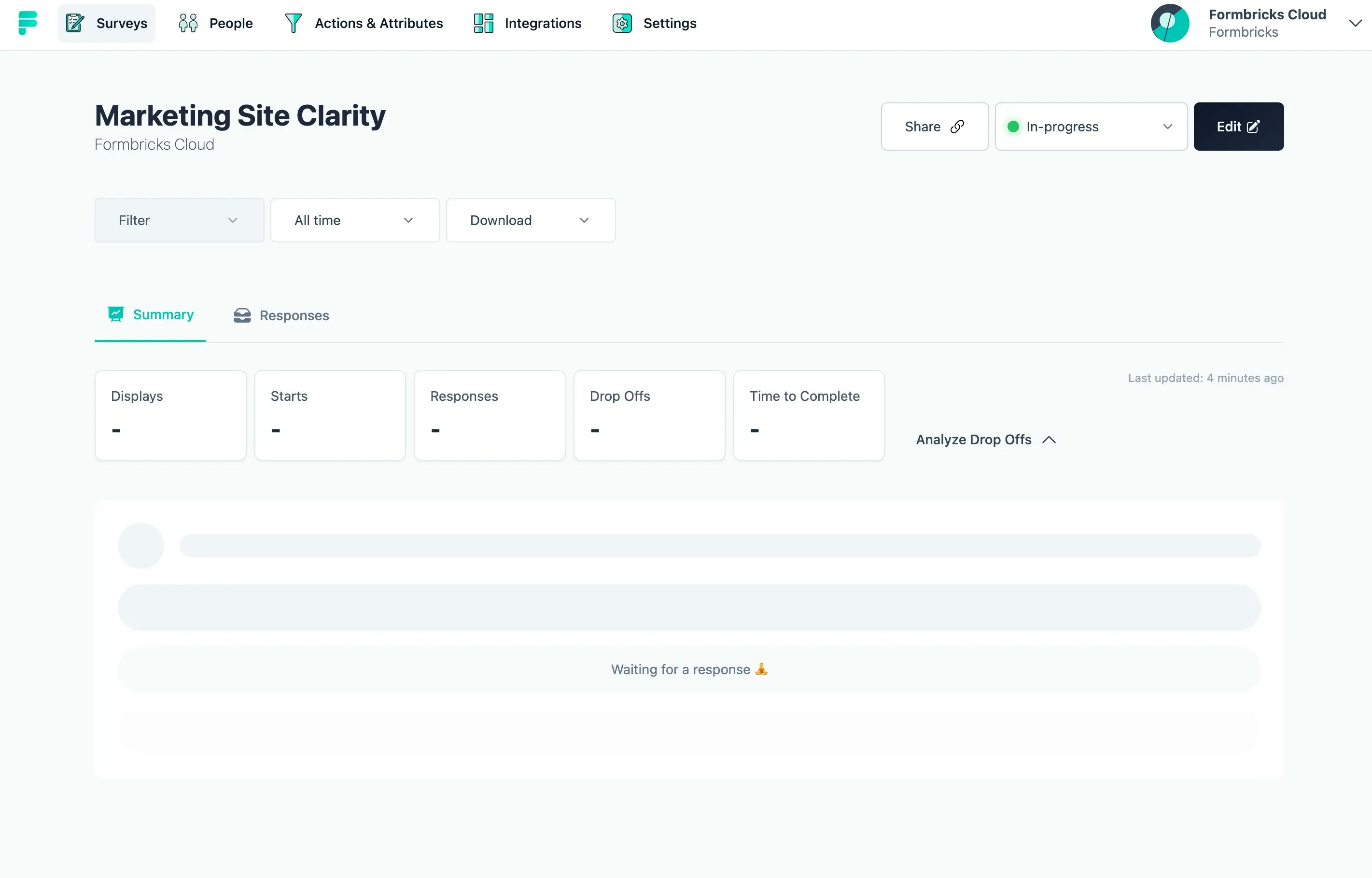 Run free an open source targeted survey on any page
