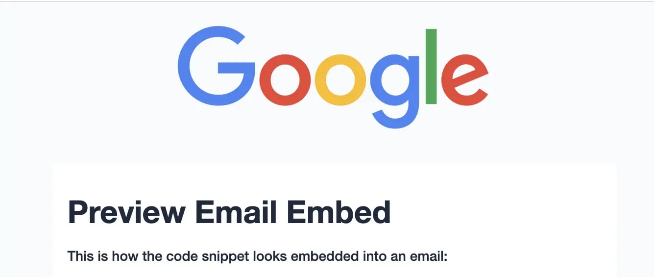 Email Sample
