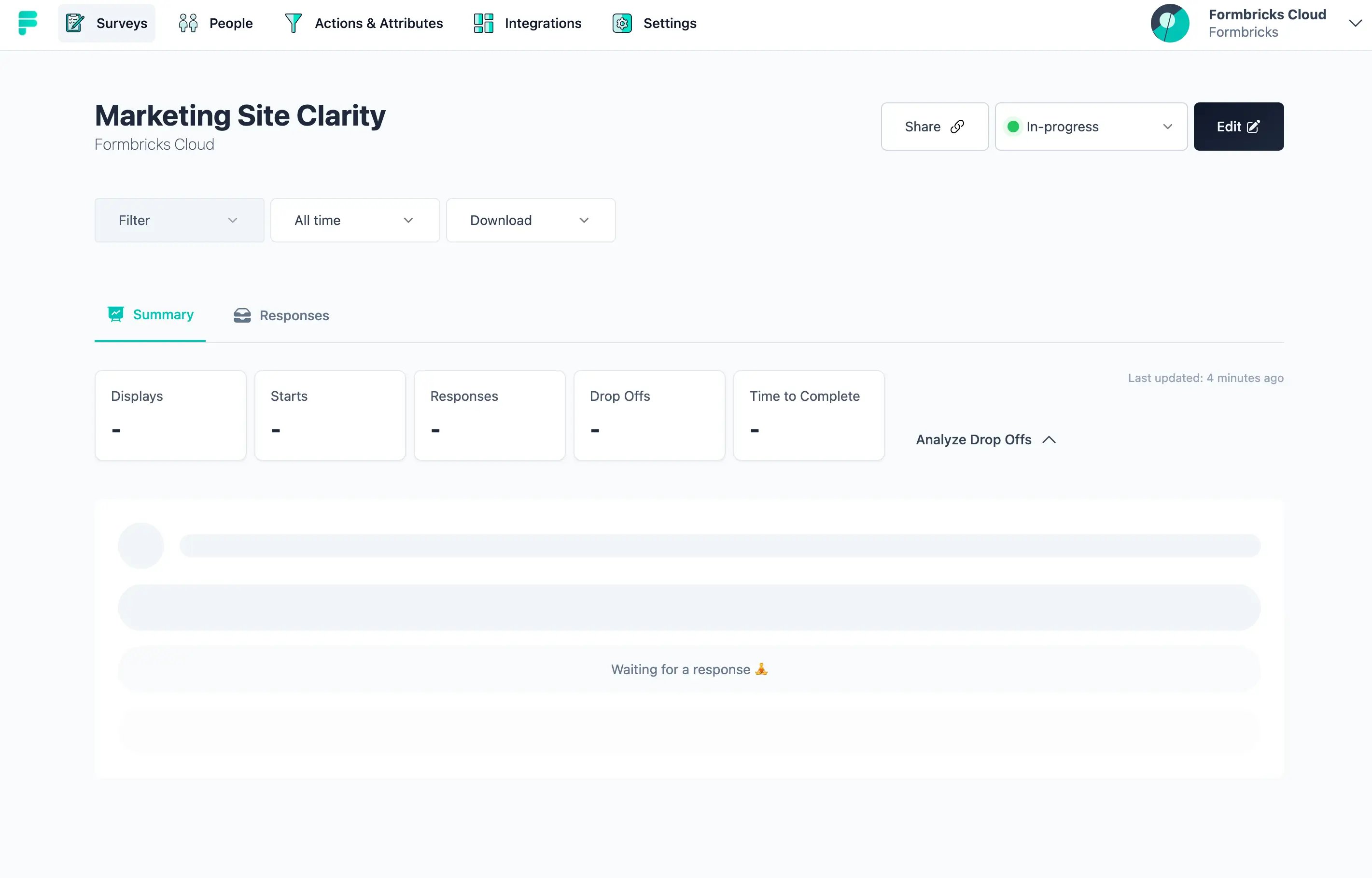 Run free an open source targeted survey on any page
