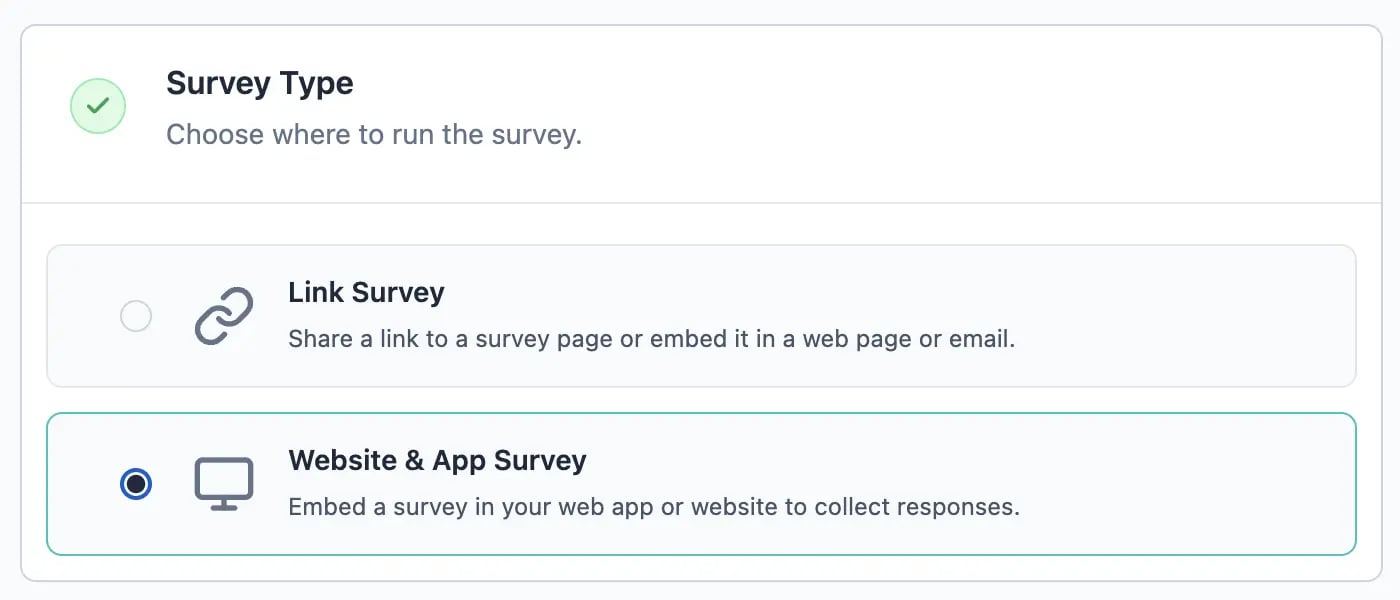 Create a new segment of type in-app