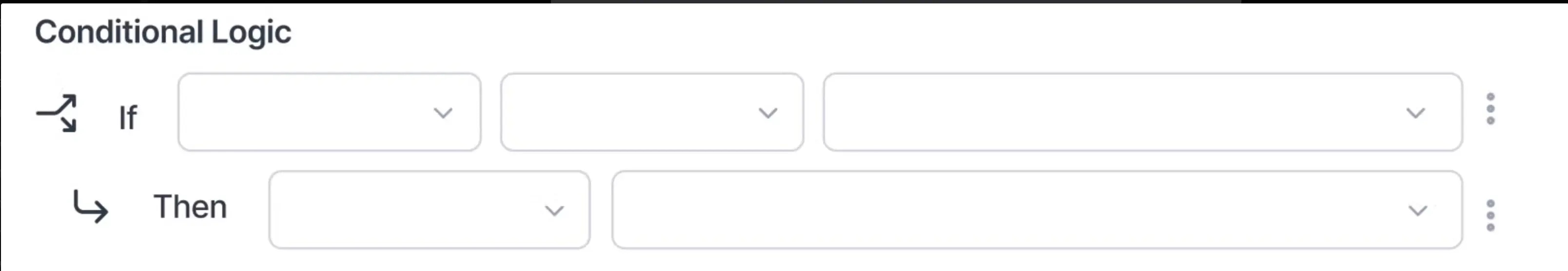 Add conditions
