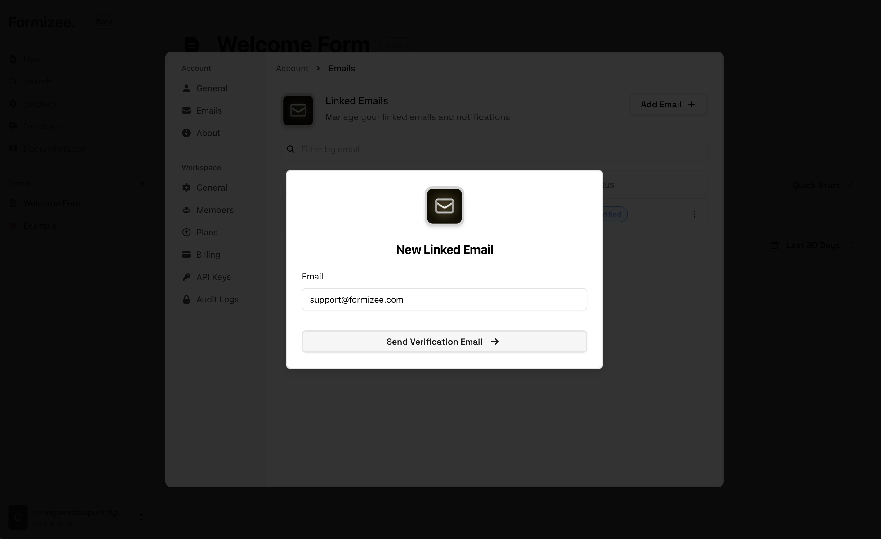 Add your email