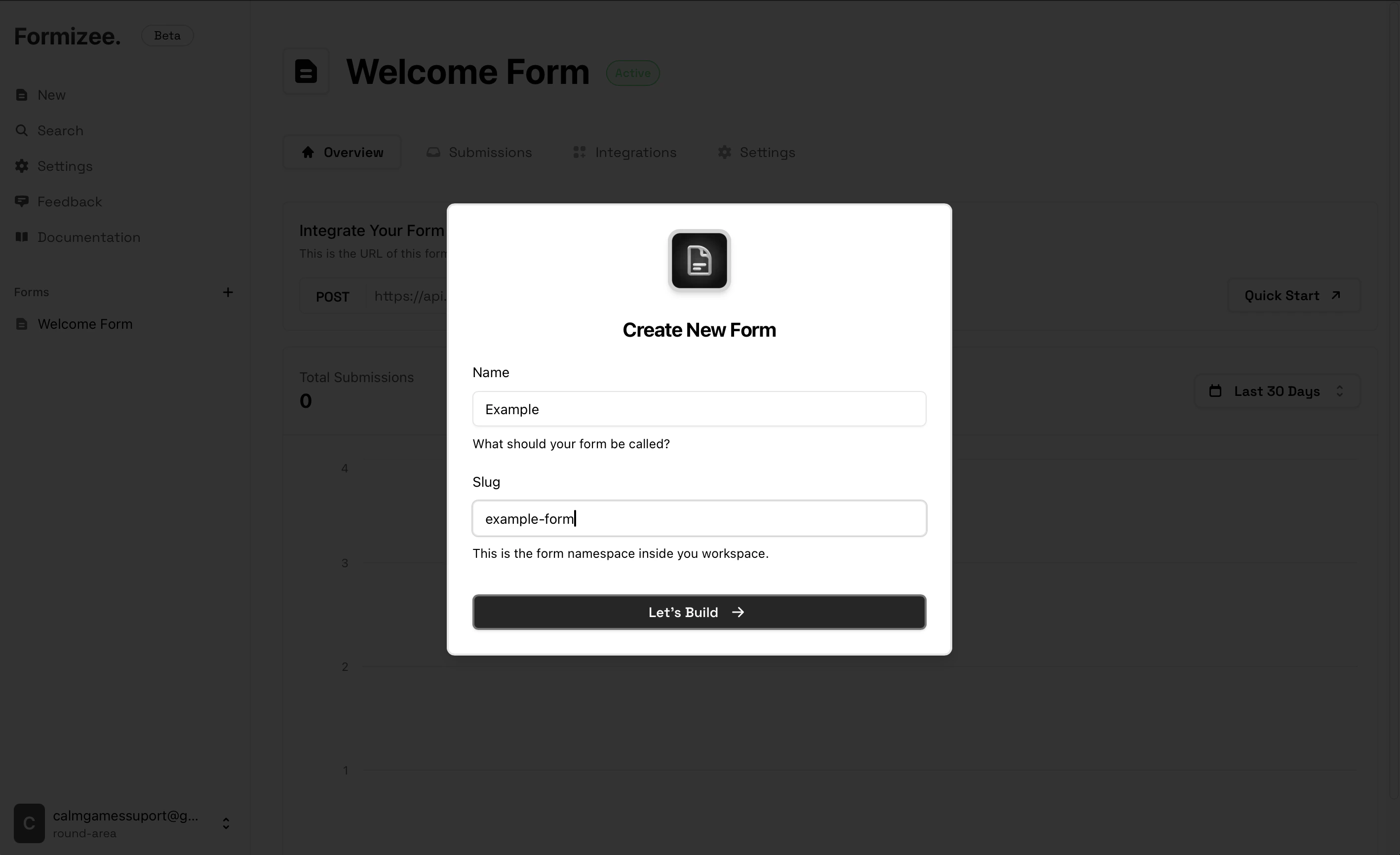 Create your form
