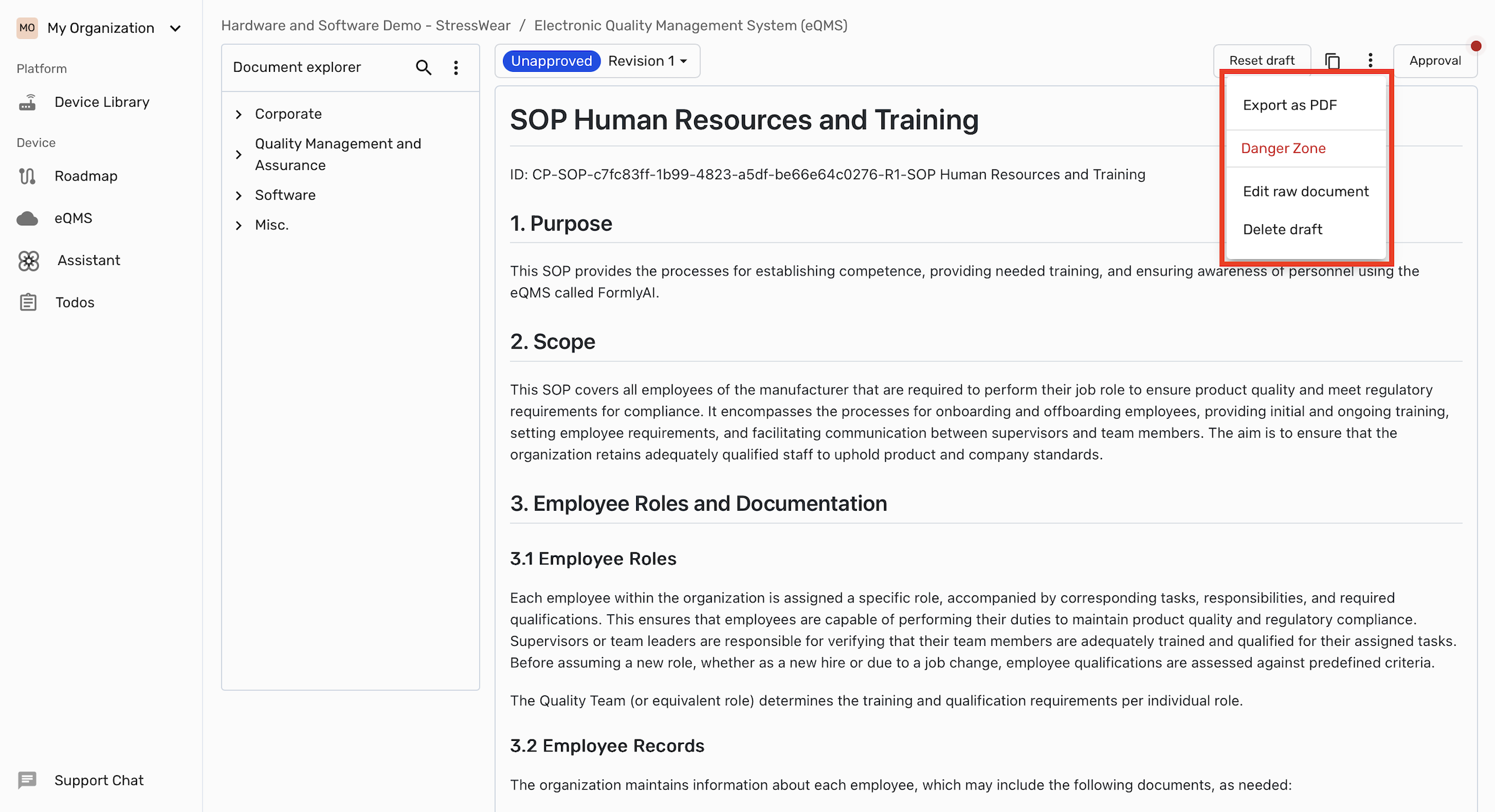 Export as PDF