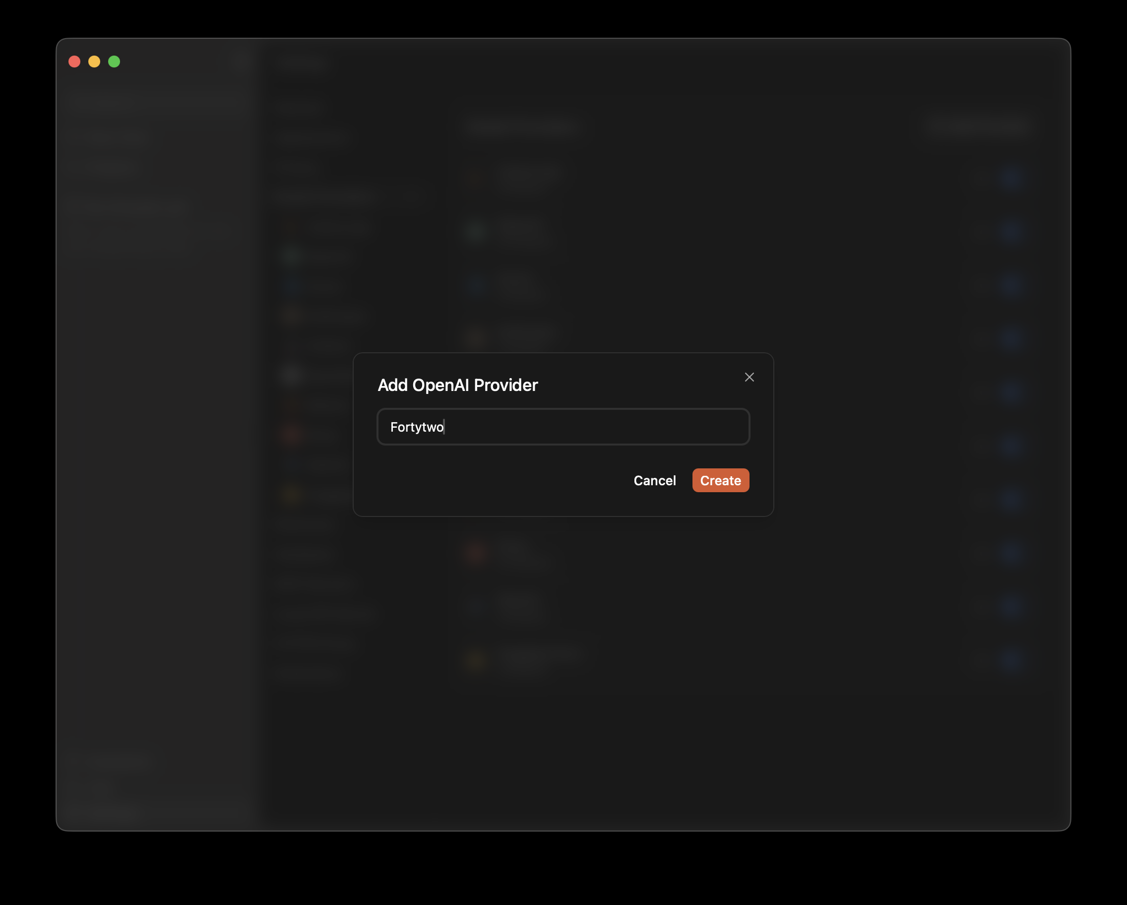 Jan: Entering the provider name