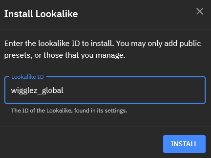 lookalike installation example2