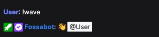 Example of variable output in chat