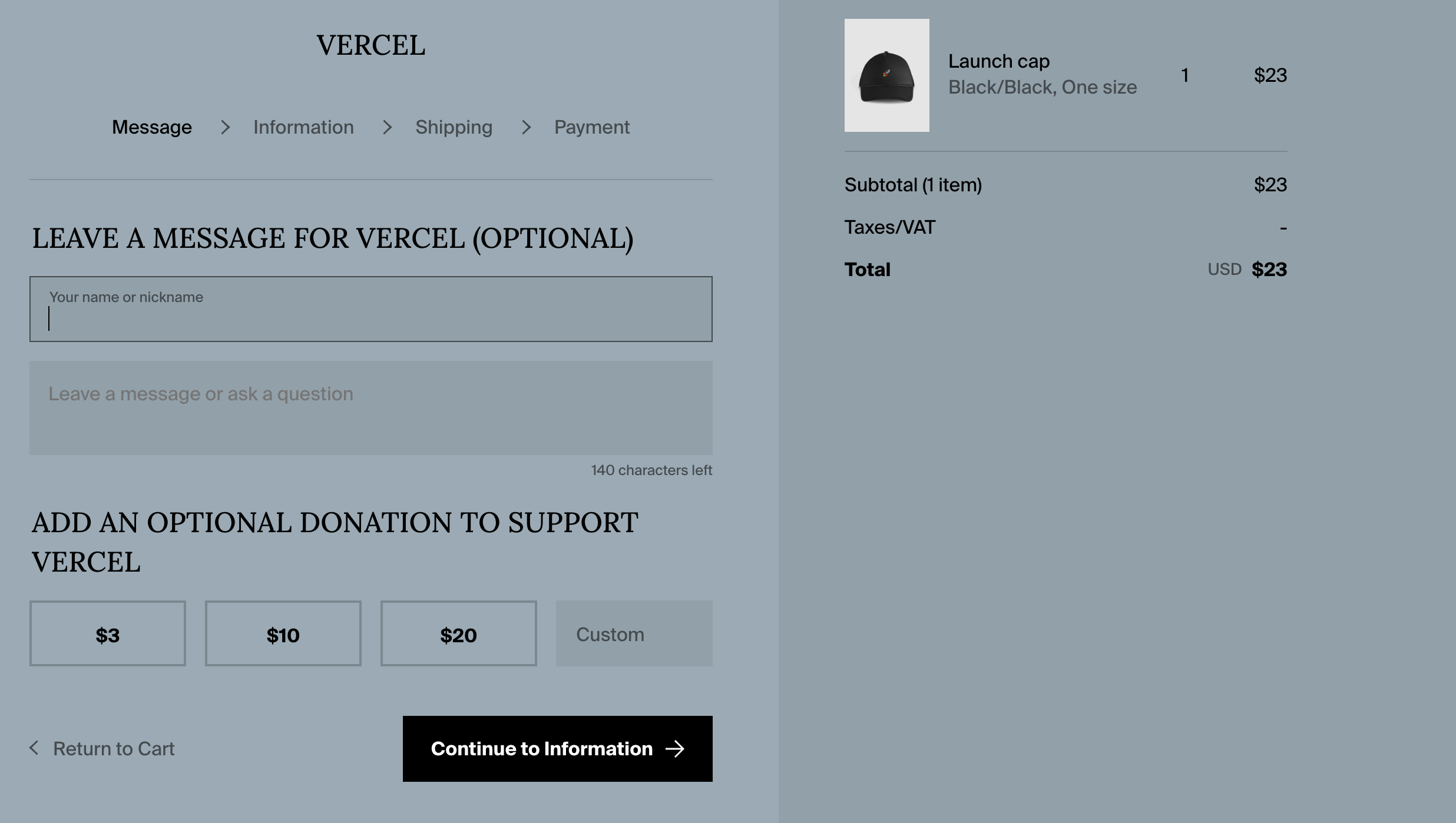 Checkout Setup - Fourthwall Developer Docs