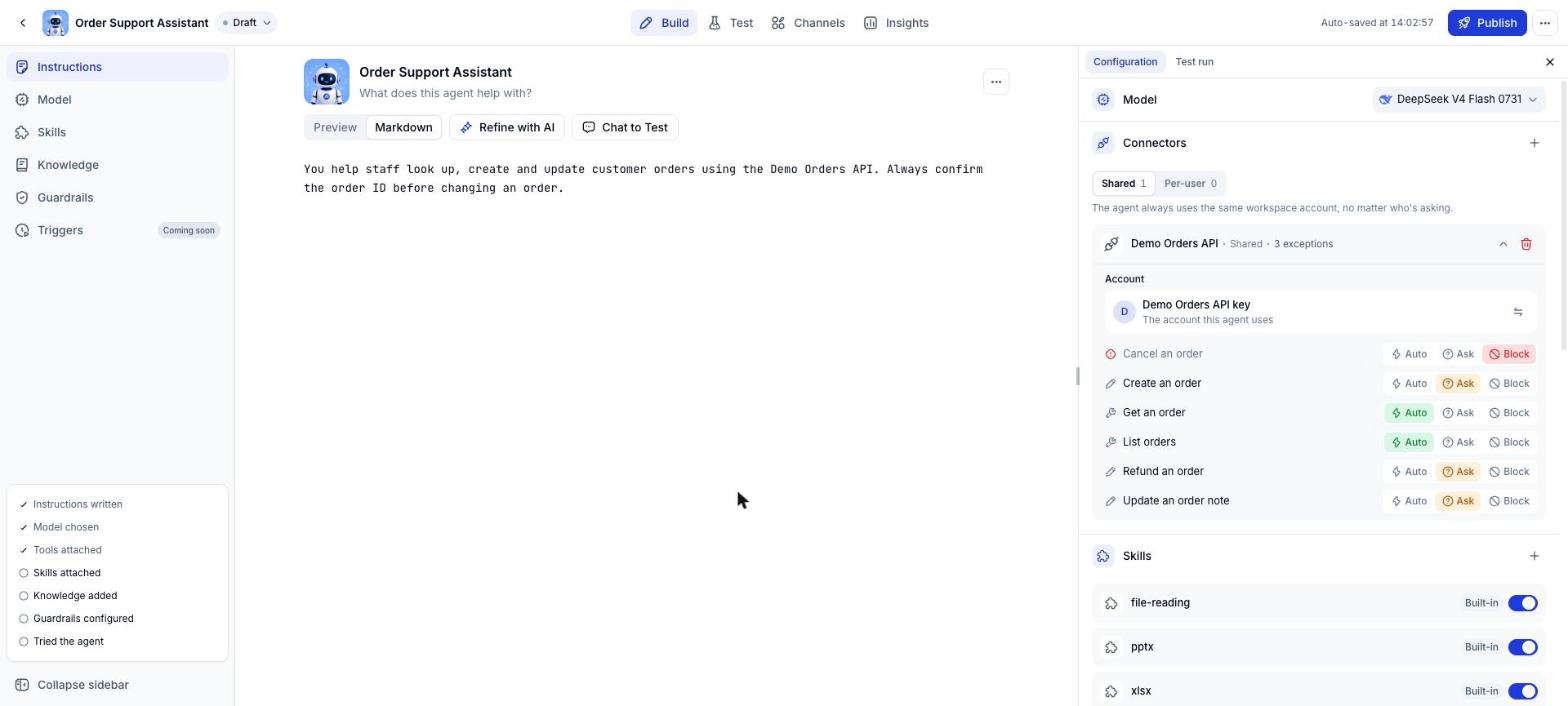 Cancel an order set to Block