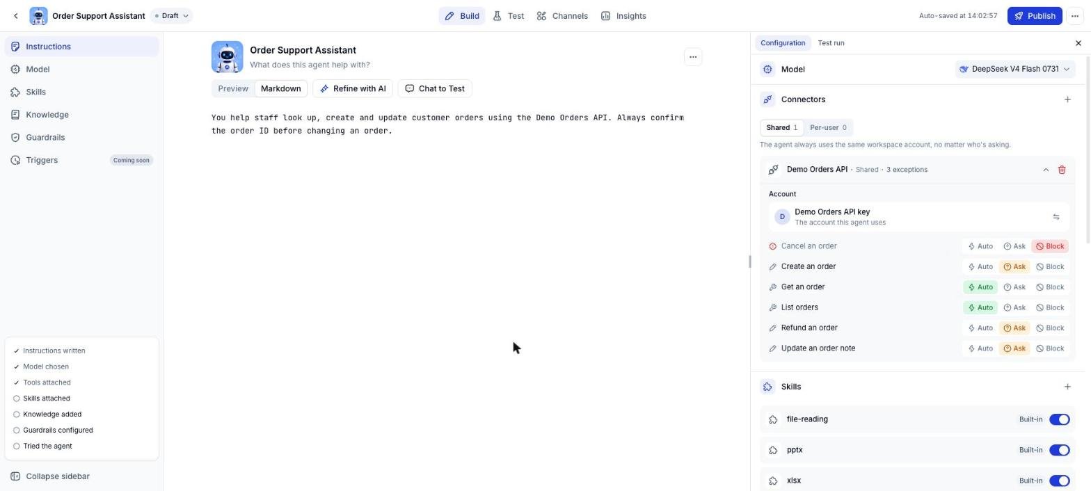 Cancel an order set to Block