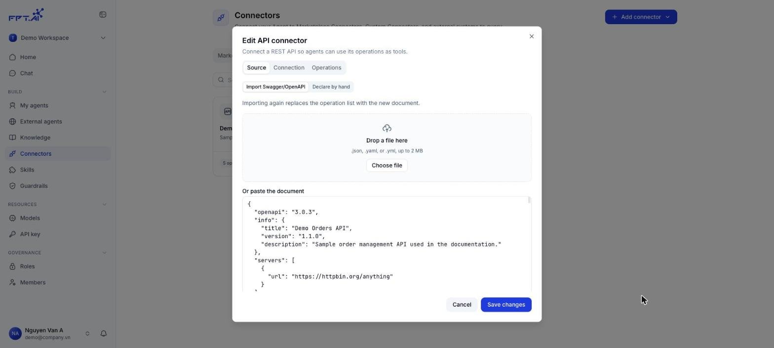 Source tab with version 1.1.0 of the document