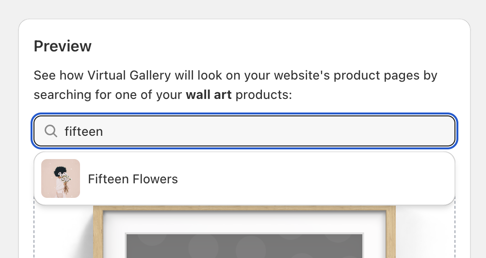 Searching for a product