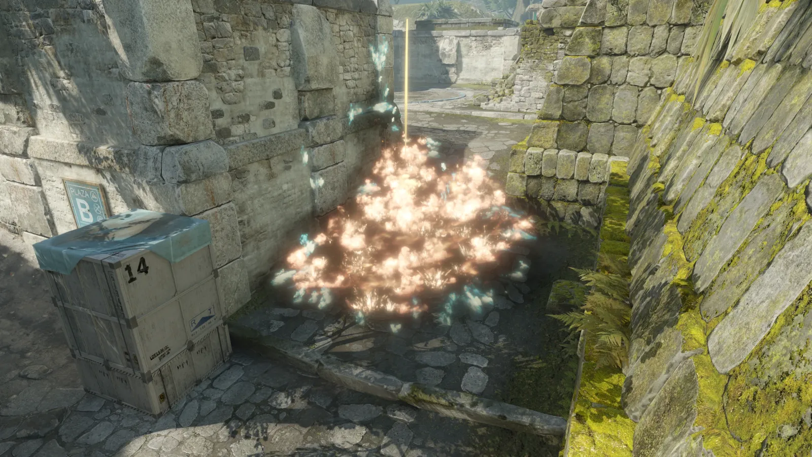 B Ramp 落点