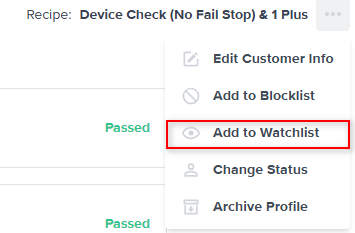 Add to watchlist screenshot
