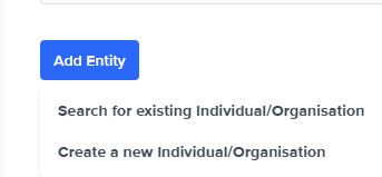 Associated Parties Screenshot