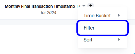 Time series filter