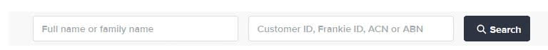 Search for profile by name, ID or registration.