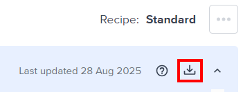 Download report button