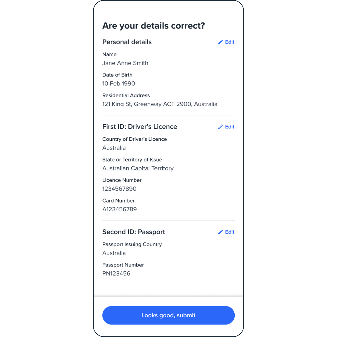 Manual Review Screen