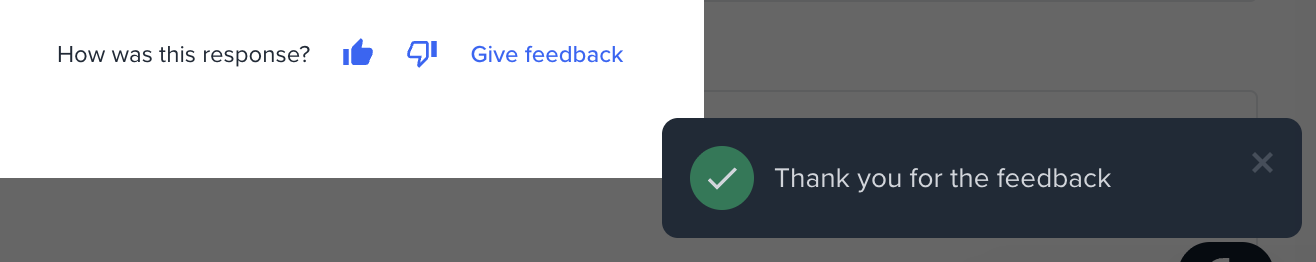 Entity summary feedback controls