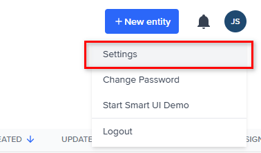 Profile Settings Screenshot