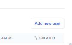 Add New User Screenshot