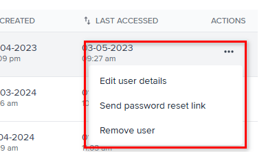 Reset Password Screenshot
