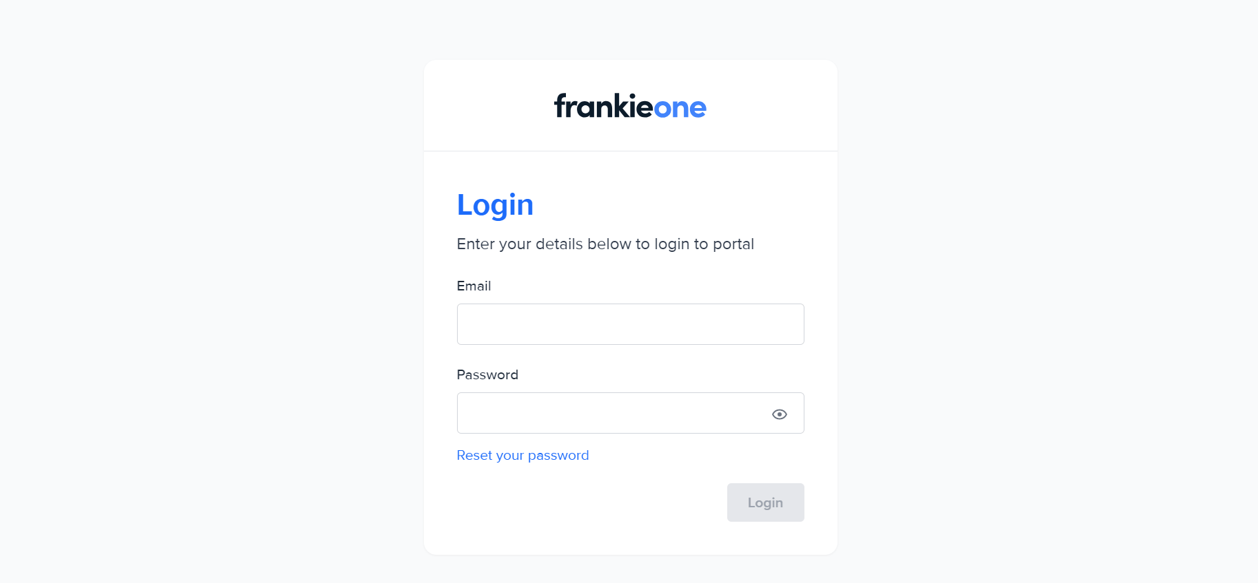 Getting Started with the FrankieOne Portal - frankieone